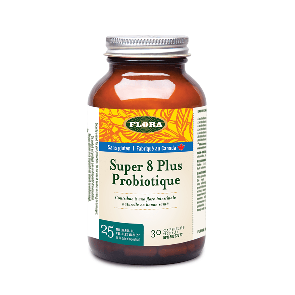 Super 8 Plus Probiotique Flora - La Boite à Grains