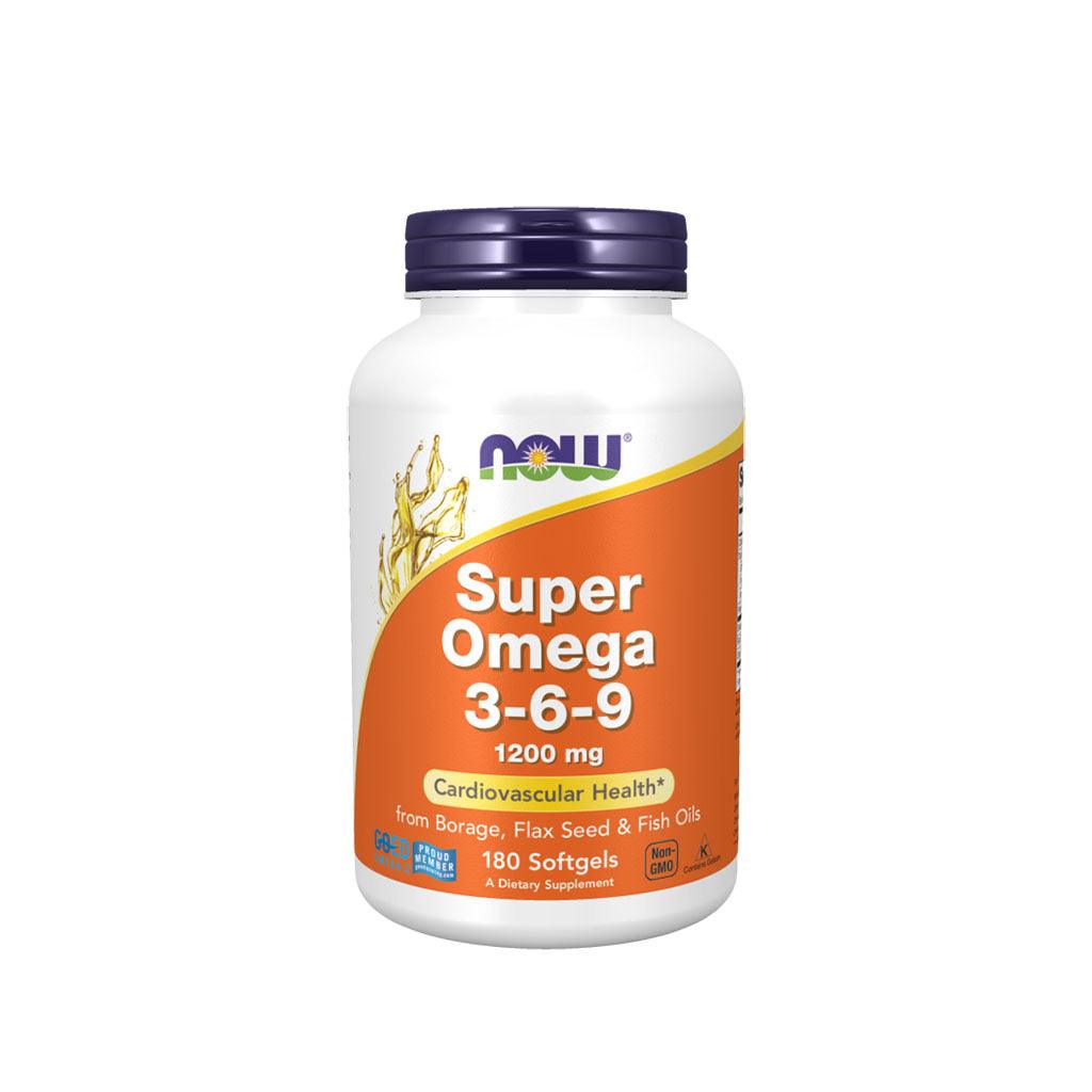 Super Oméga 3-6-9 1200 mg Now - La Boite à Grains