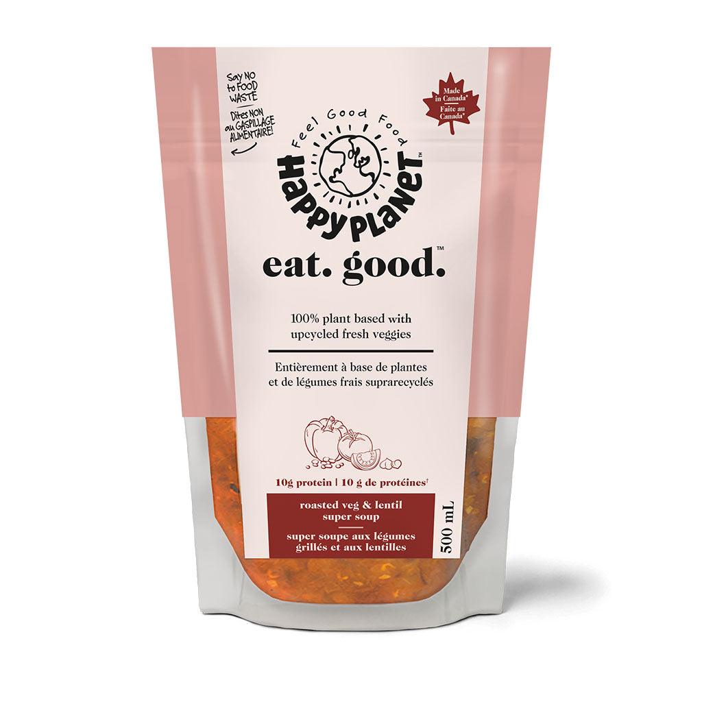 Super Soupe aux Légumes Grillés et aux Lentilles - La Boite à Grains