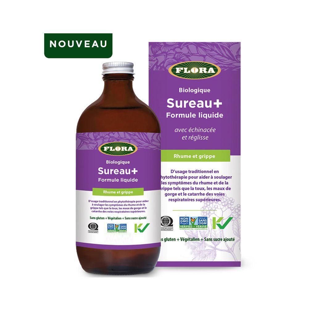 Sureau+ Formule Liquide Biologique Flora - La Boite à Grains