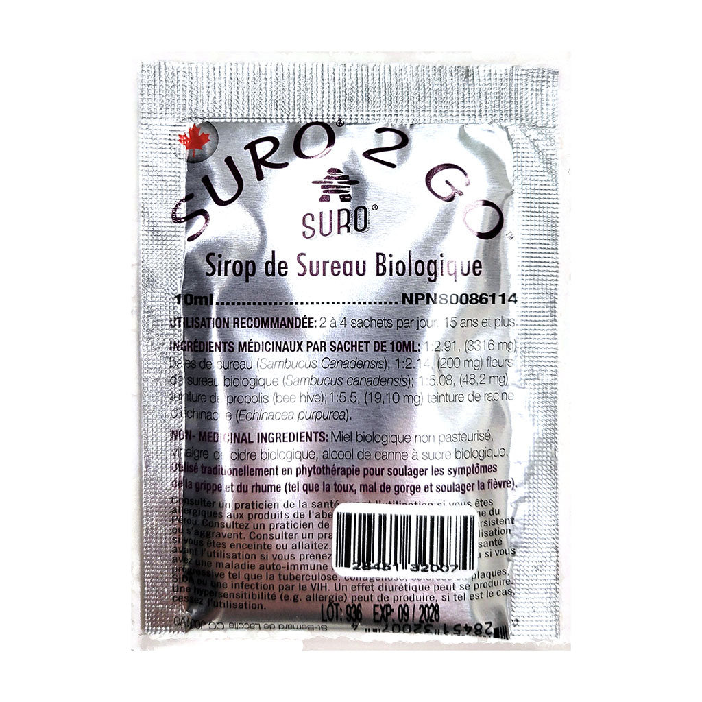 suro 2 go sirop de sureau biologique - La Boite à Grains