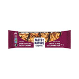 Taste of Nature - organic dark chocolate and salted caramel bar La Boite à Grains