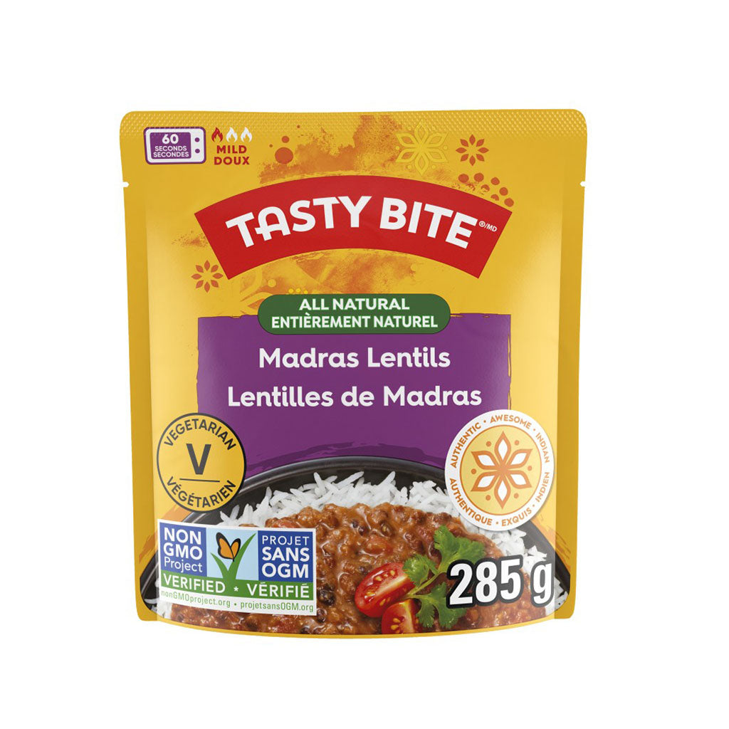 tasty bite lentilles de madras 285 g
