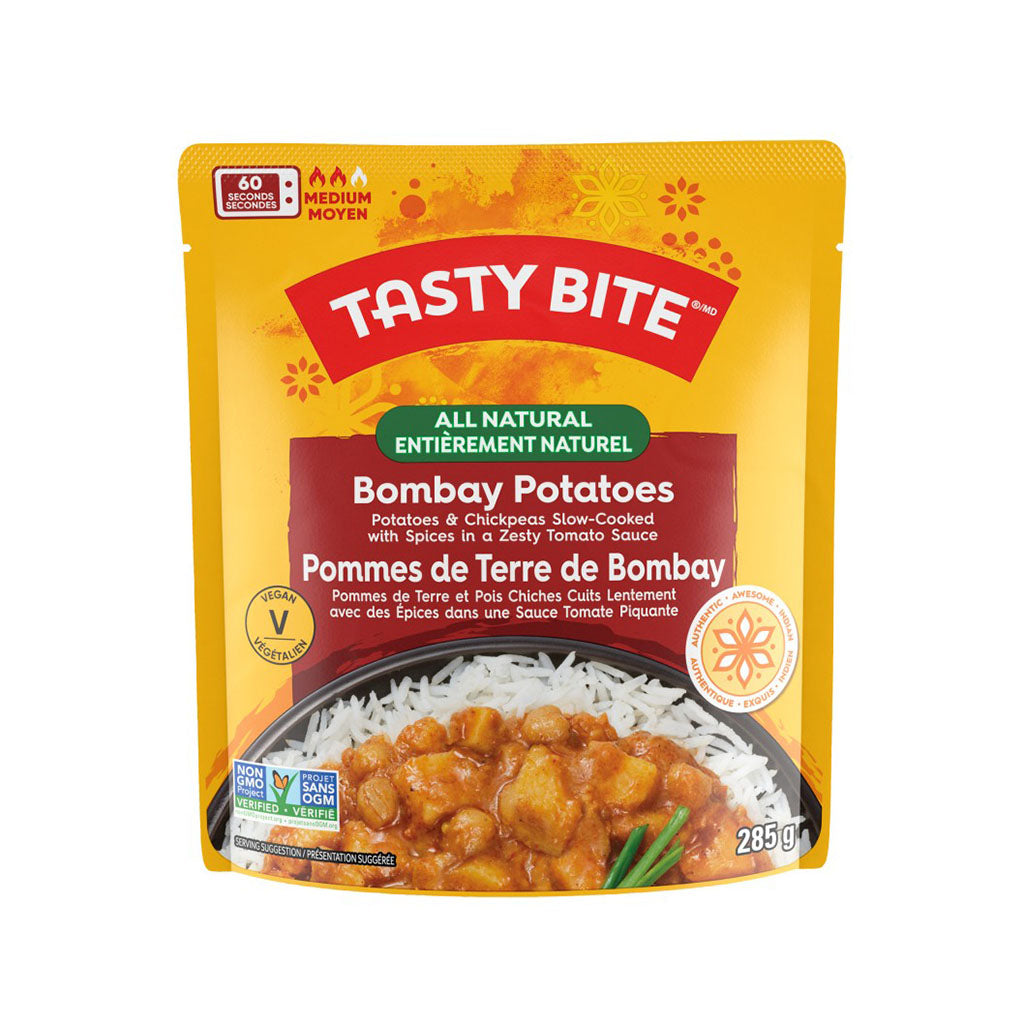 tasty bite pommes de terre de bombay 285 g