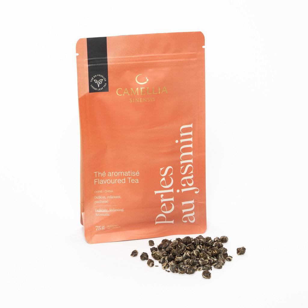 Thé Aromatisé Perles au Jasmin Biologique Camellia Sinensis - La Boite à Grains