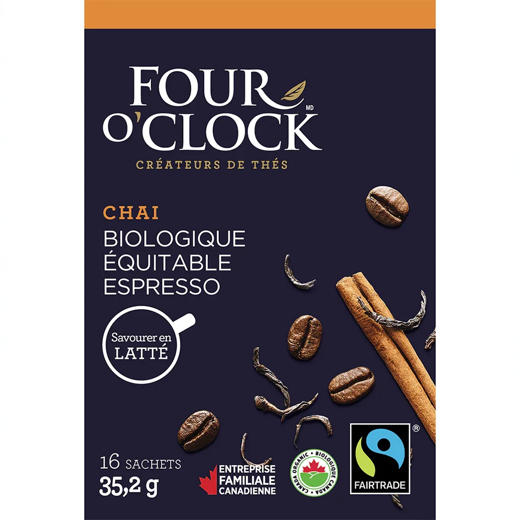Organic Chai Espresso Tea Four O'Clock - La Boite à Grains