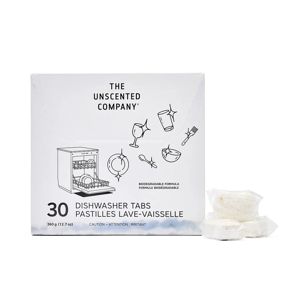 30 The Unscented Company dishwasher tablets - La Boite à Grains