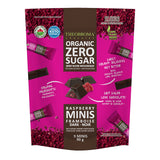 theobroma chocolat minis framboise noir zéro sucre biologique 90 g