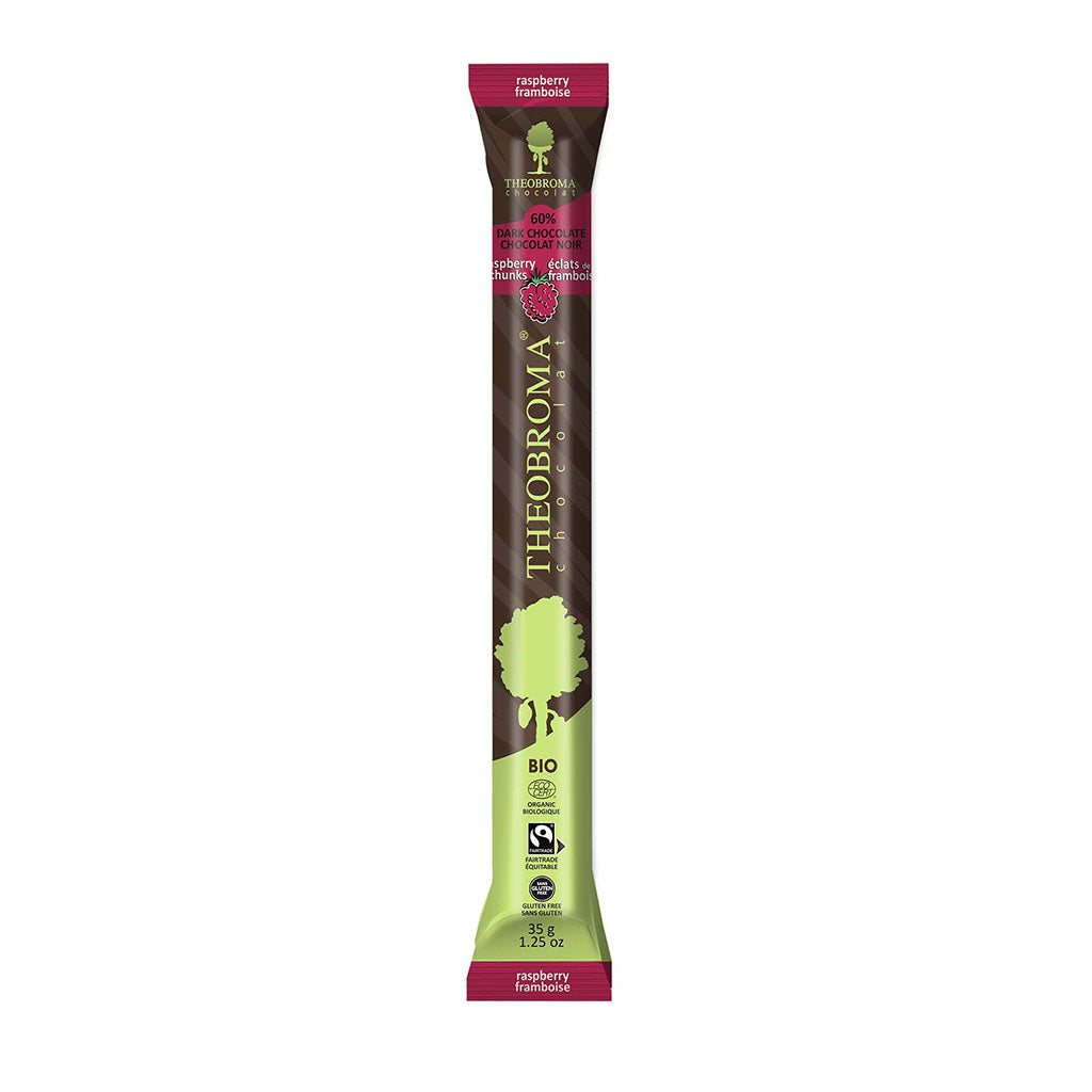 theobroma chocolat noir 60% framboise 35 g - La Boite à Grains