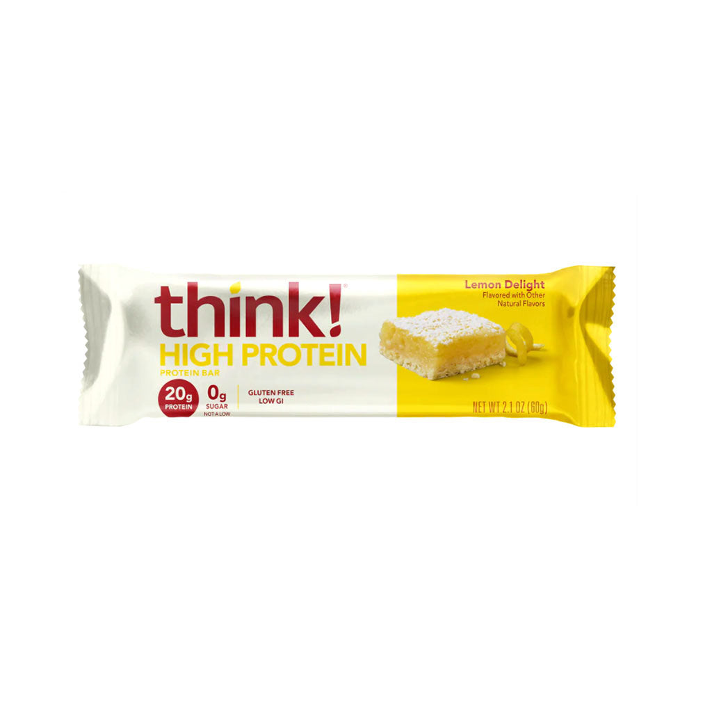 think barre à protéine élevée délice de citron 60 g