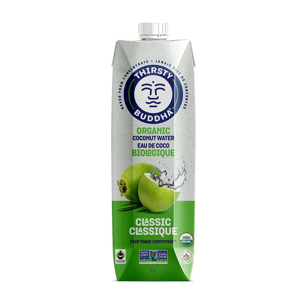 thirsty buddha eau de coco biologique - La Boite à Grains