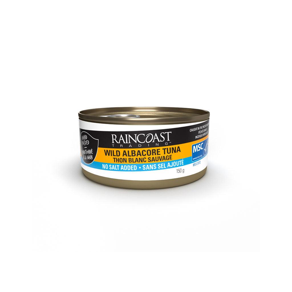 Raincoast Wild Solid White Albacore Tuna, No Salt Added - 150 g