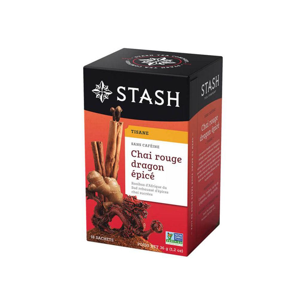 Tisane Chai Rouge Dragon Épicé Stash - La Boite à Grains