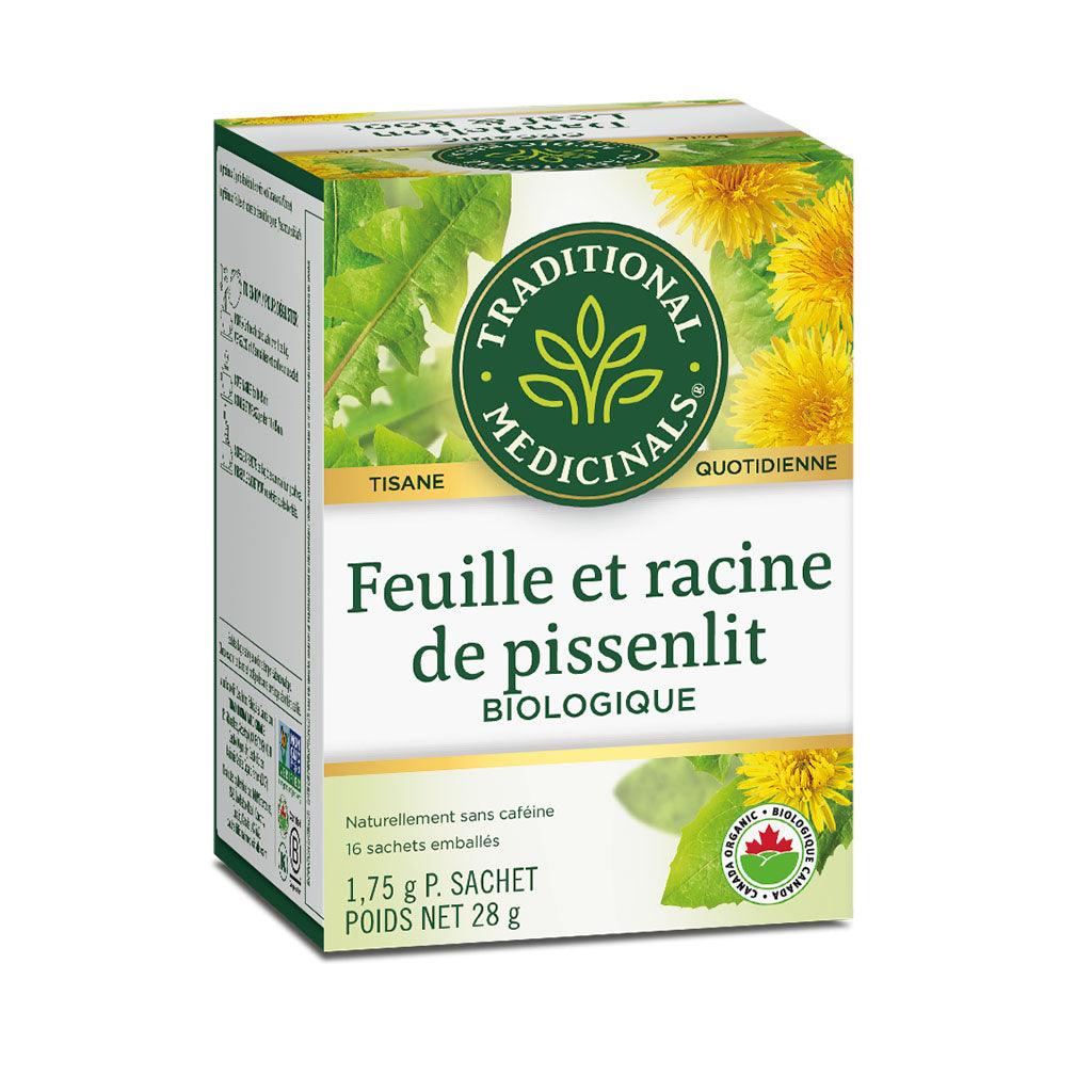 Tisane Feuille et Racine de Pissenlit Biologique Traditional Medicinals - La Boite à Grains