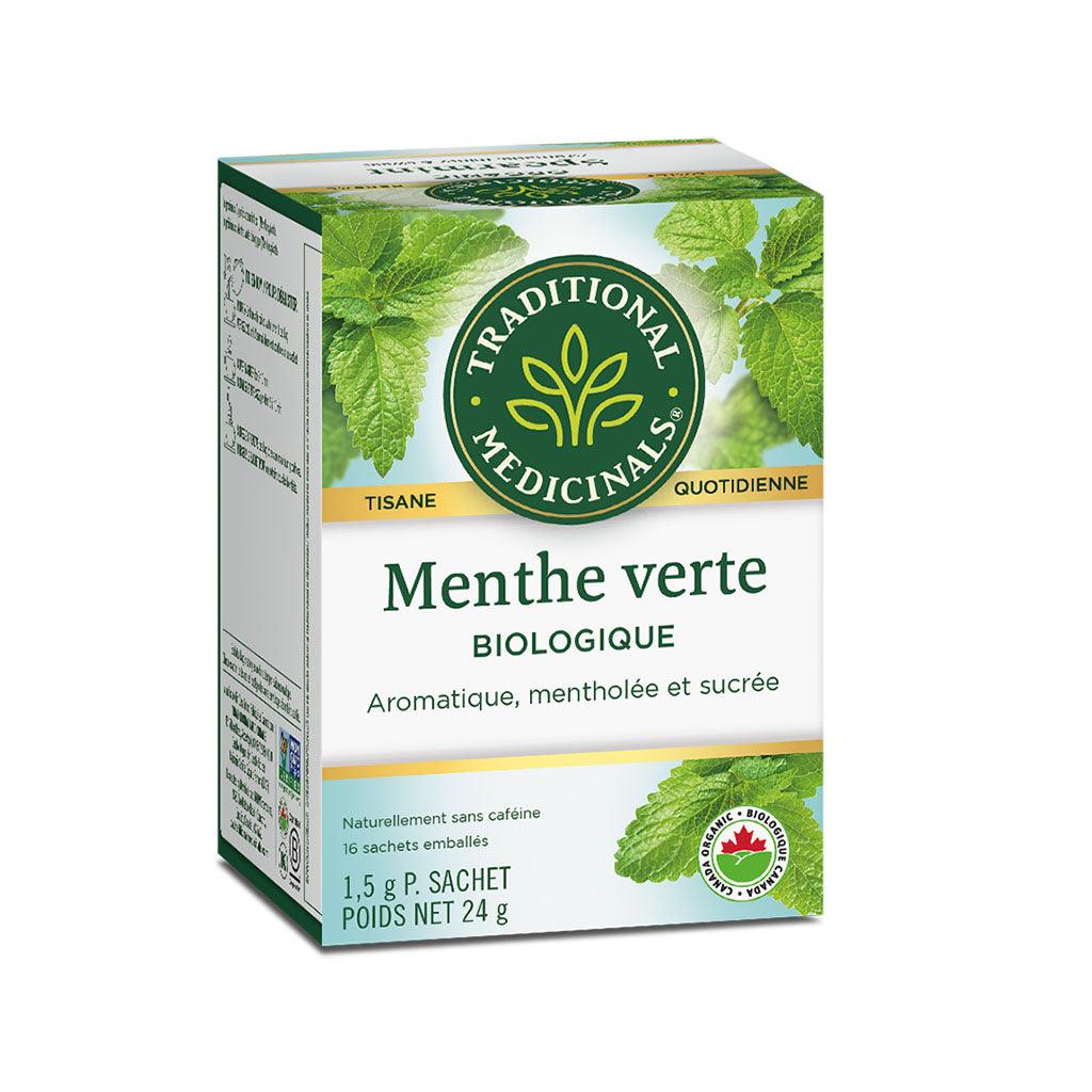 Tisane Menthe Verte Biologique Traditional Medicinals - La Boite à Grains