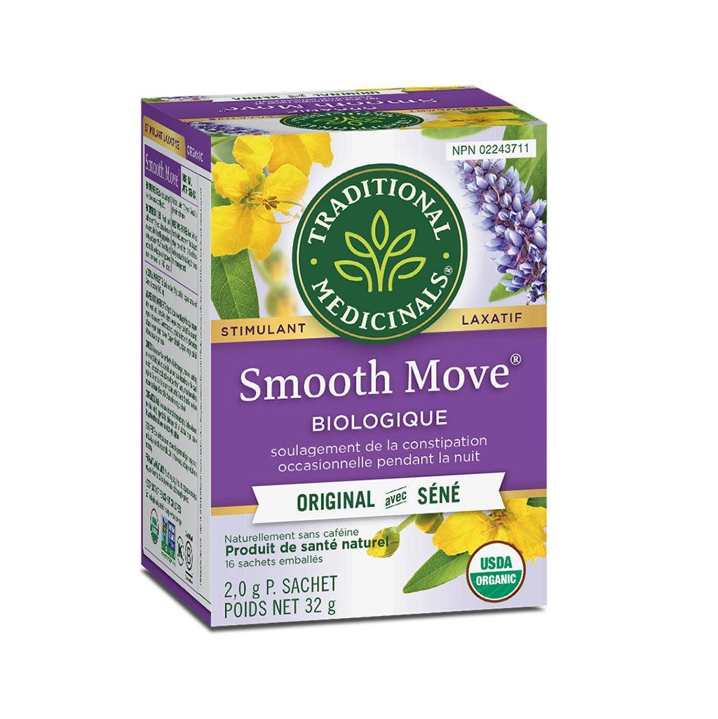 Go Smooth Tea Smooth Move Original herbal tea with organic senna – La Boite à Grains