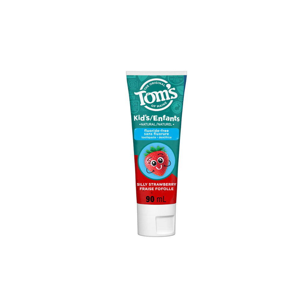 tom's of maine dentifrice sans fluorure fraise fofolle 90 ml - La Boite à Grains