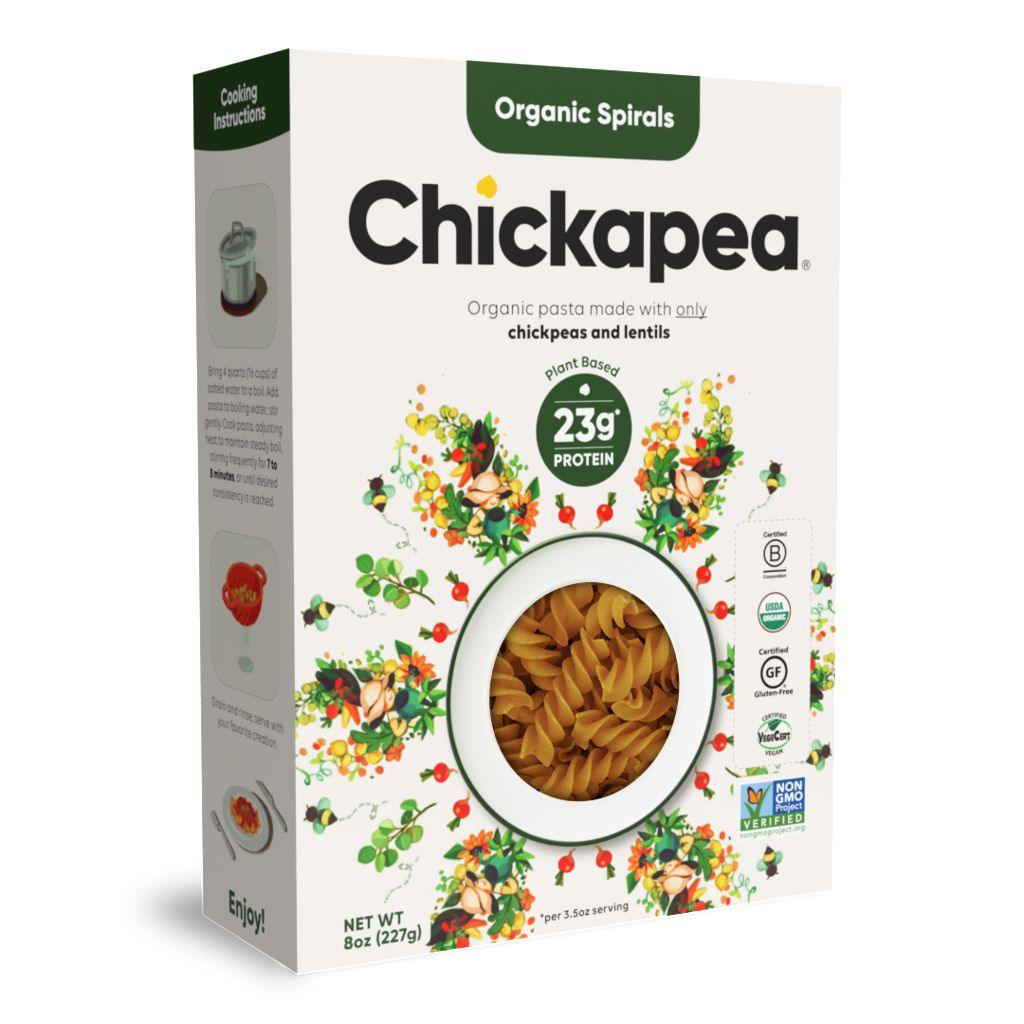 Torsades Pois Chiches et Lentilles Biologiques Chickapea - La Boite à Grains