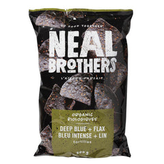 Tortillas Bleu Intense + Lin Biologiques Neal Brothers - La Boite à Grains