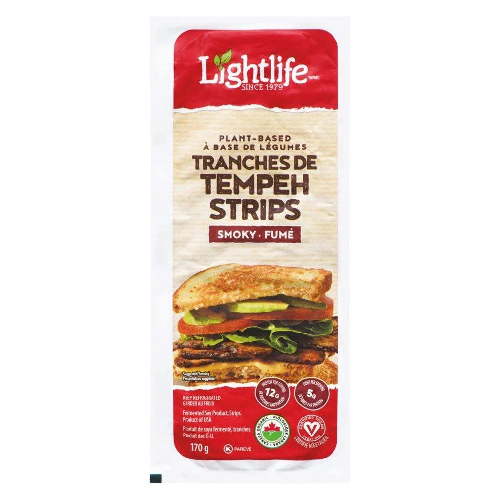 Tranches de Tempeh Fumé Bio LightLife - La Boite à Grains