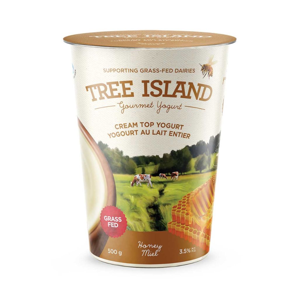 Tree Island honey whole milk yogurt - La Boite à Grains