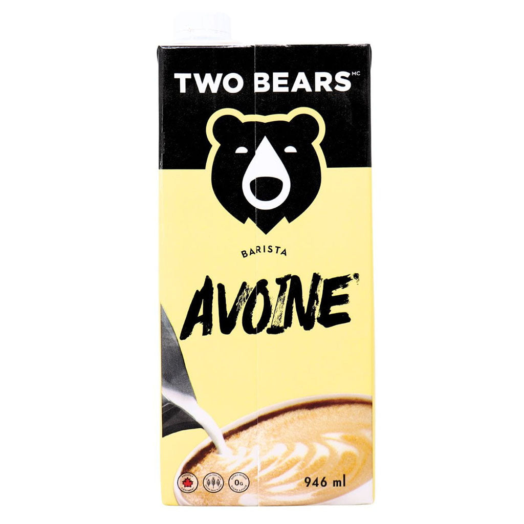 two bears barista avoine 946 ml - La Boite à Grains