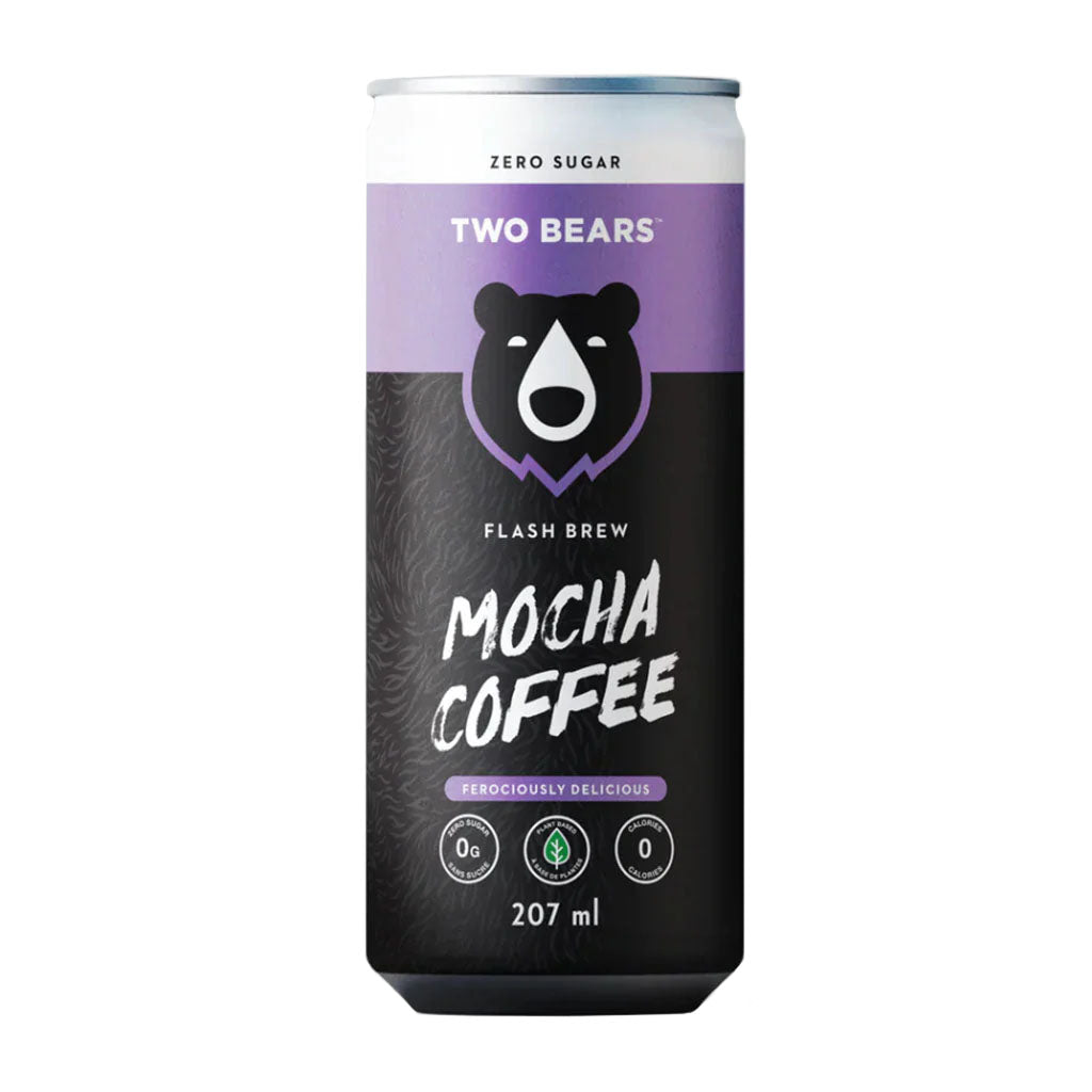 two bears cafe moka glace flash 207 ml - la boite a grains