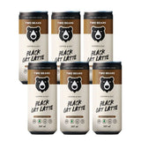 two bears latte mousseux avoine café noir 6x207 ml - la boite a grains