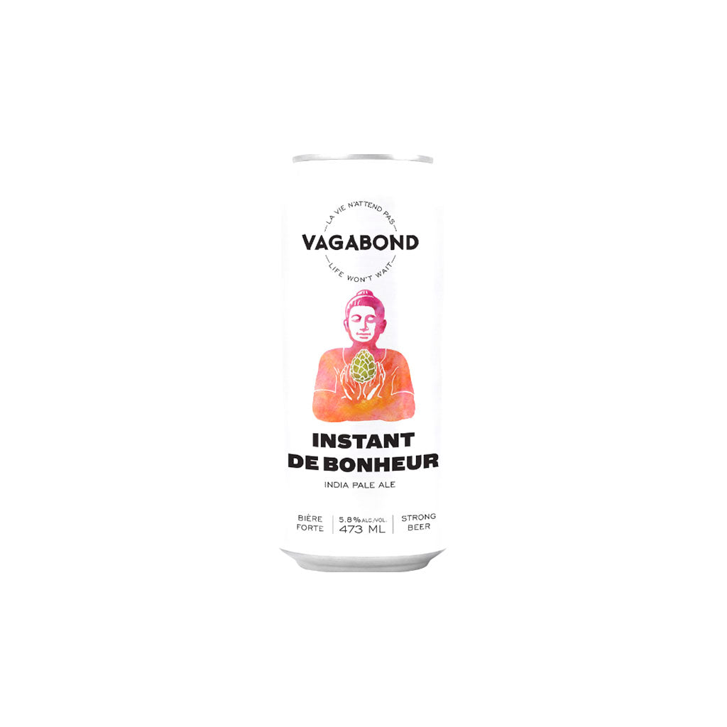 Vagabond bière Instant de Bonheur IPA 473 ml
