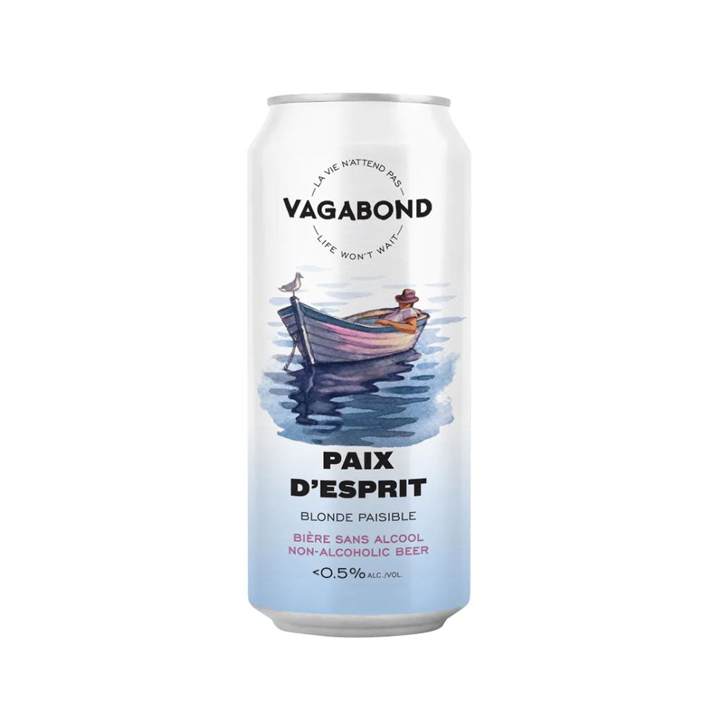 vagabond paix d'esprit blonde paisible sans alcool 473 ml