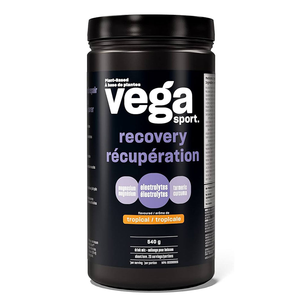 vega sport récupération arôme tropical 540 g - La Boite à Grains