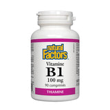 Vitamine B1 100 mg Natural Factors - La Boite à Grains