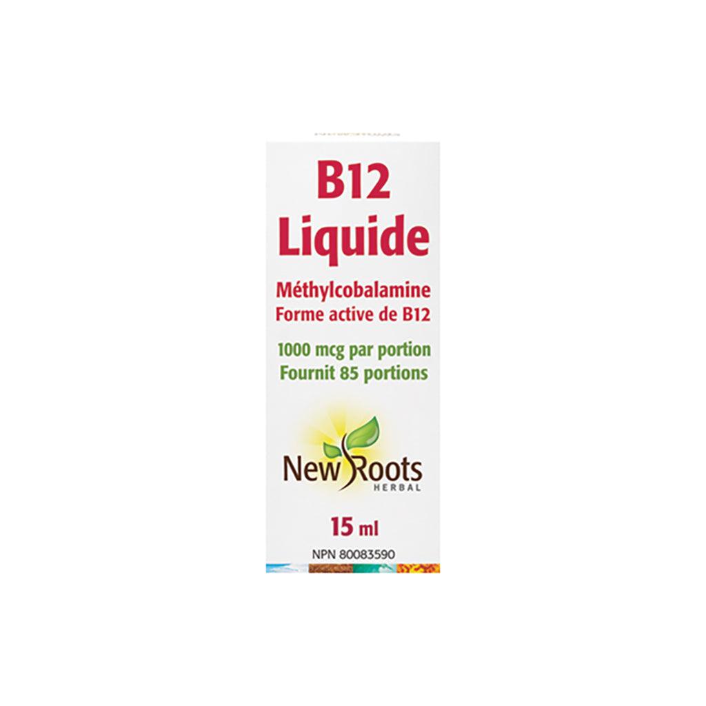 Vitamine B12 Liquide New Roots Herbal - La Boite à Grains