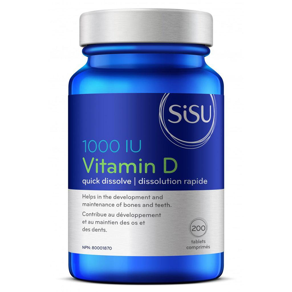 Vitamine D 1000 UI Dissolution Rapide Sisu - La Boite à Grains