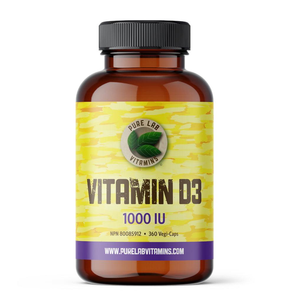 Vitamine D 1000 UI Pure Lab Vitamins - La Boite à Grains