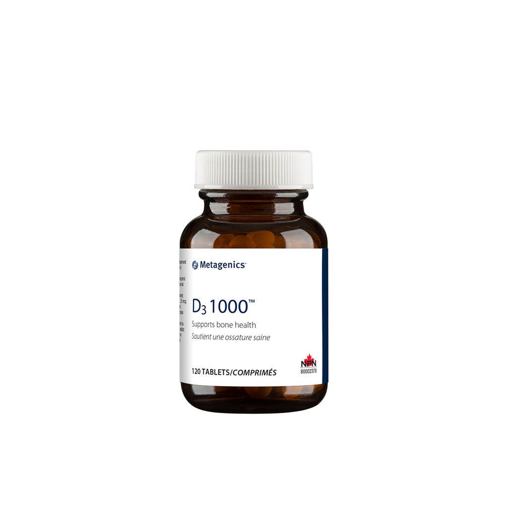 Vitamine D3 1000 UI Metagenics - La Boite à Grains