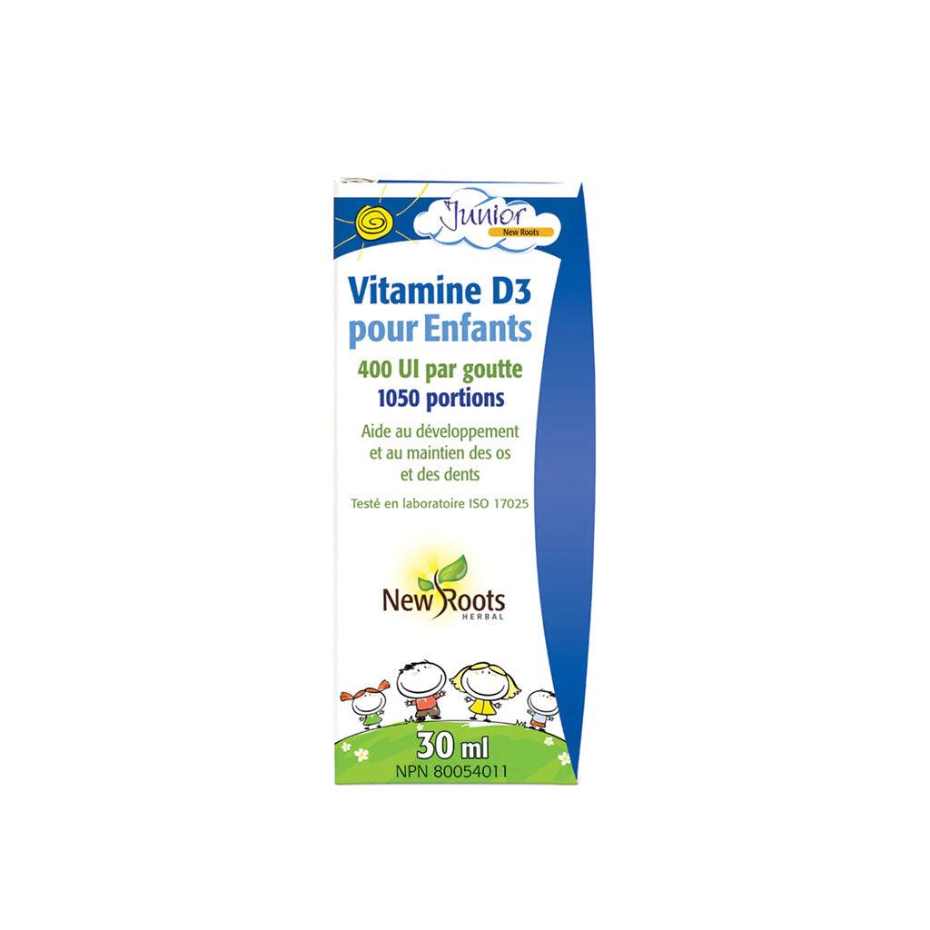 Vitamine D3 pour Enfants New Roots Herbal - La Boite à Grains