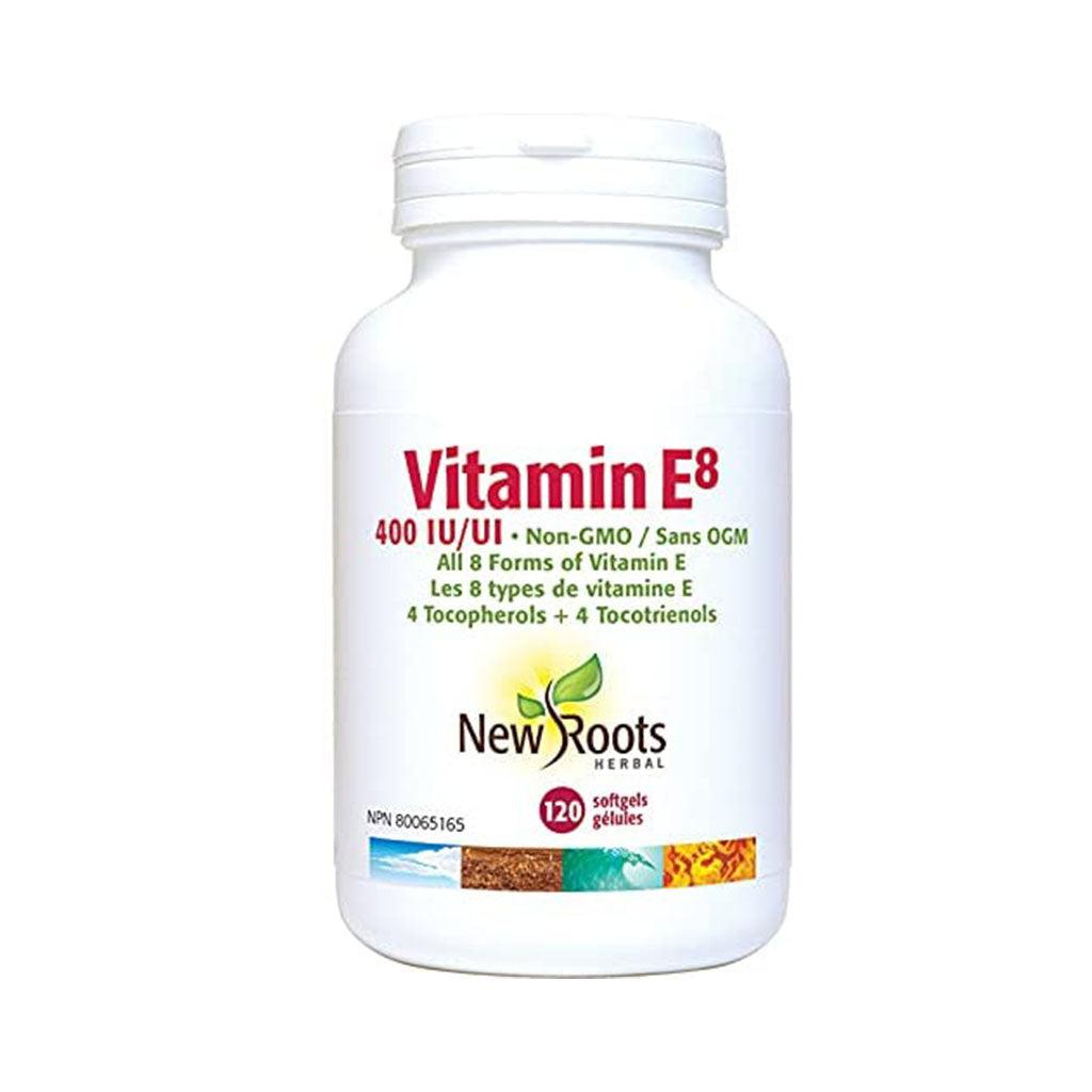 Vitamine E 8 400 UI New Roots Herbal - La Boite à Grains