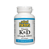 Vitamine K & D Natural Factors - La Boite à Grains