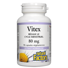 Vitex 80 mg Natural Factors - La Boite à Grains