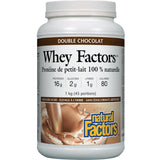 Whey Factors Double Chocolat Natural Factors - La Boite à Grains