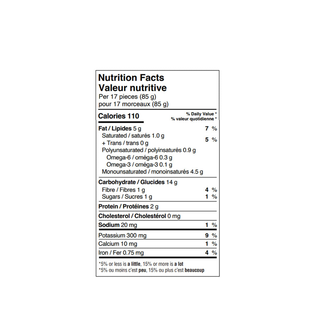 frites en coupe régulière Wholly Veggie - La Boite à Grains