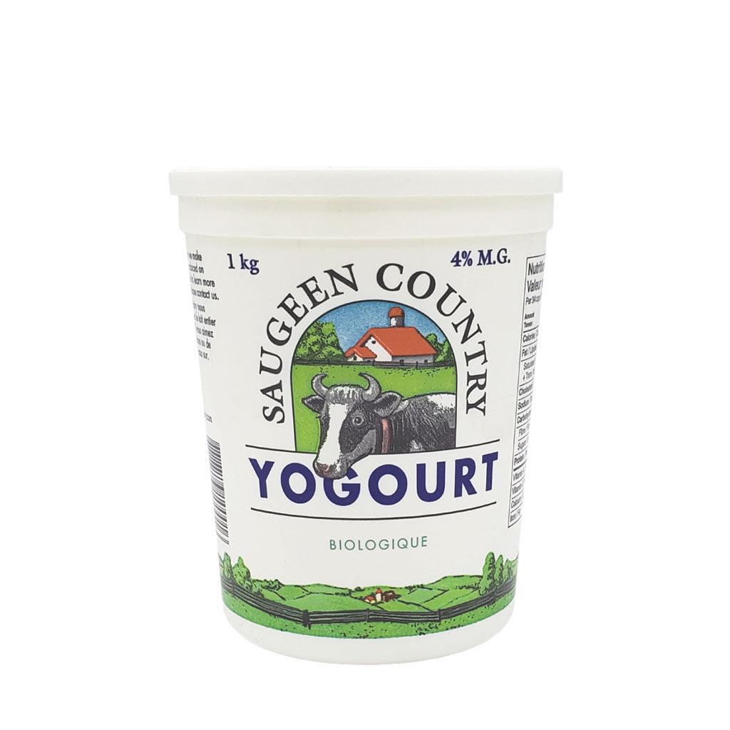 Yogourt Biologique 4.1% M.G. Saugeen Country - La Boite à Grains