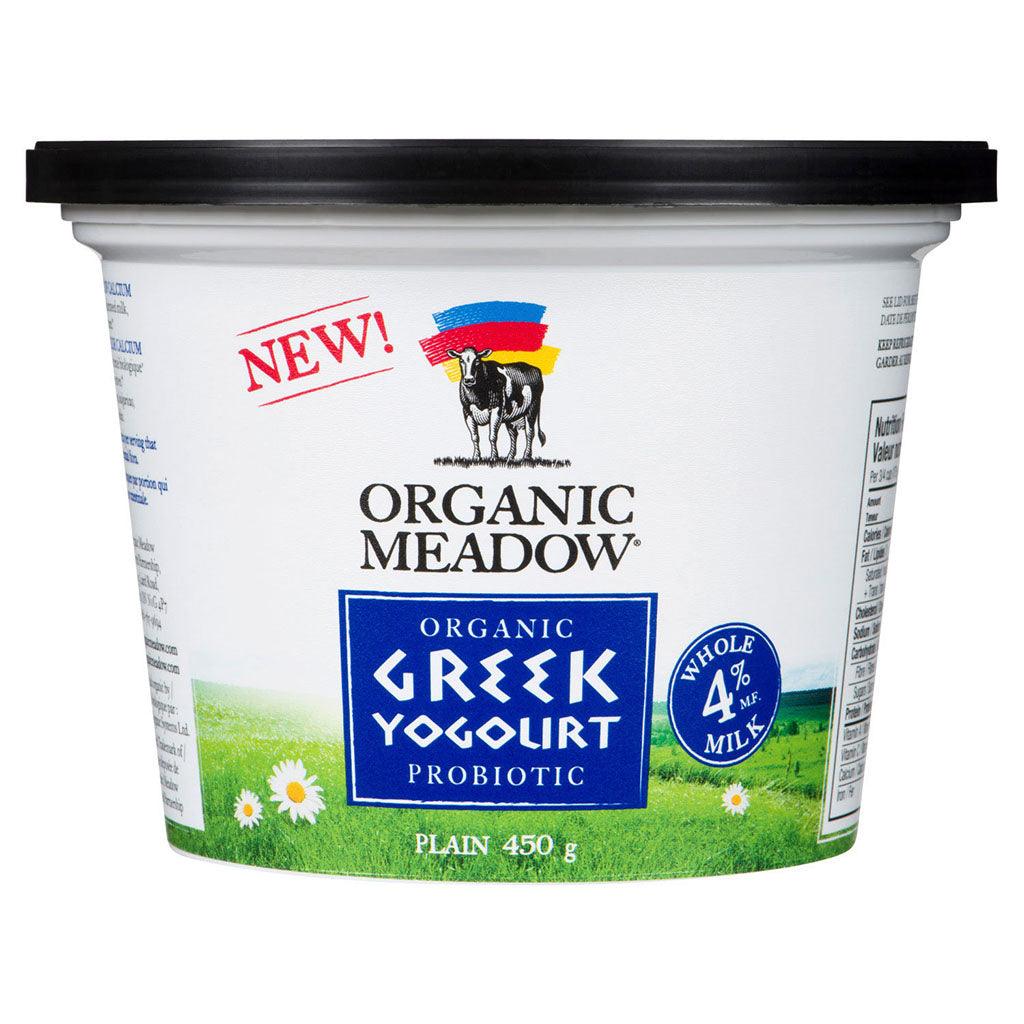 Yogourt Grec Probiotique Biologique 4% Organic Meadow