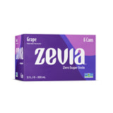 zevia soda raisin sans sucre 6 x 355 ml