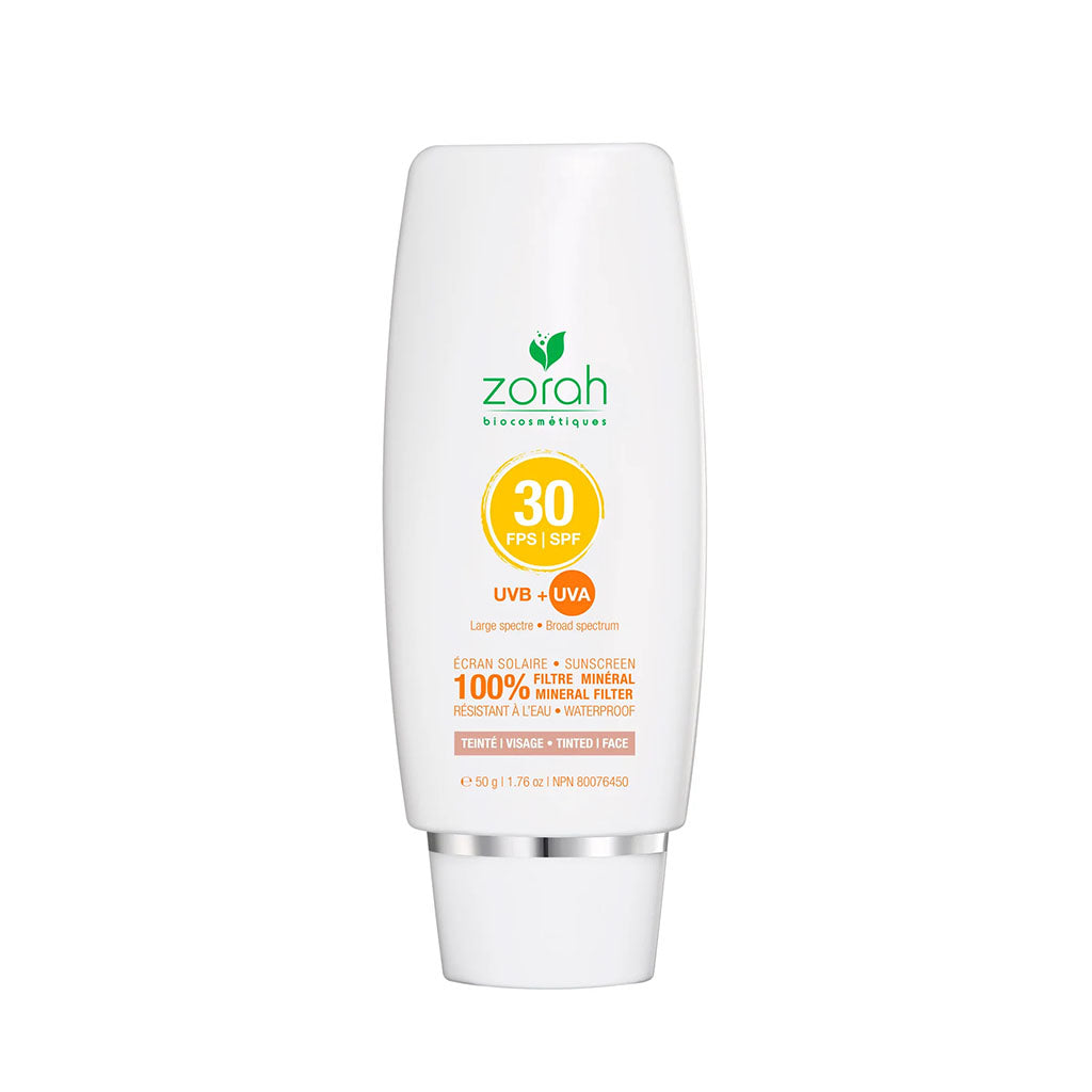 écran solaire minéral teinté FPS 30 - Zorah